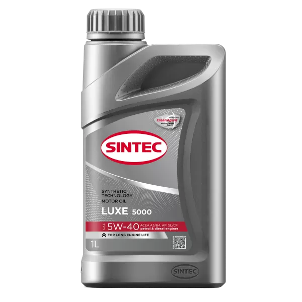 Масло SINTEC Luxe 5000 5W40 API SL/CF 1л