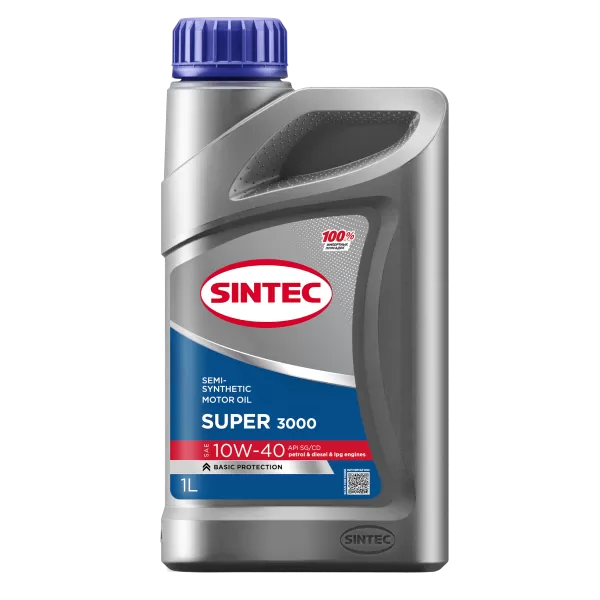 Масло SINTEC Super 3000 10W40 API SG/CD 1л