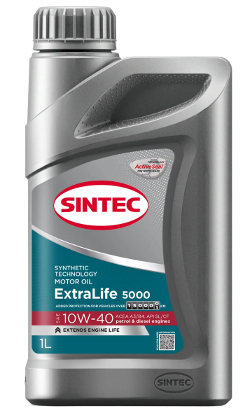 Масло SINTEC ExtraLife 5000 10W40 A3/B4 1л